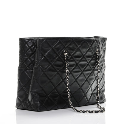 Chanel Calfskin Quilted Large In The Business Tote Black 3 of 10