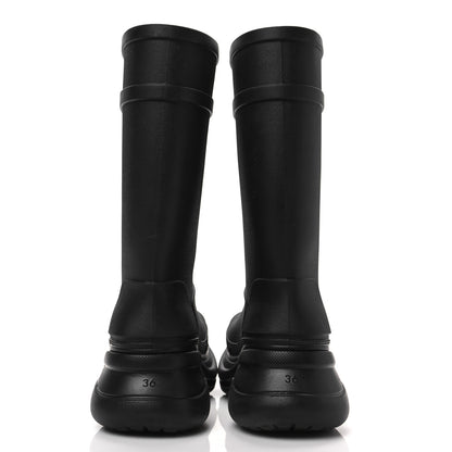 Balenciaga X CROCS Rubber Womens Rain Boots 36 Black 5 of 8