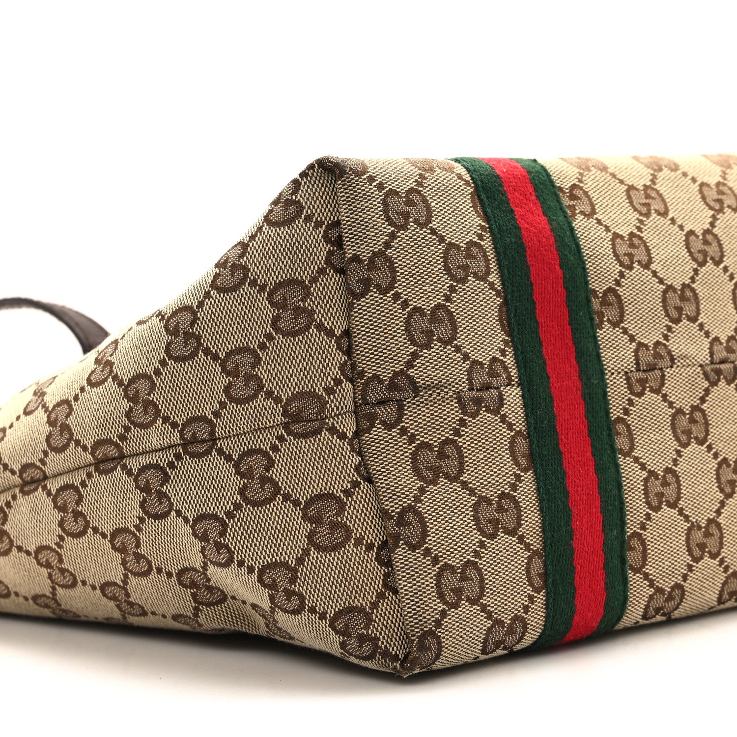 Gucci Monogram Medium Jolicoeur Tote Dark Brown 9 of 10