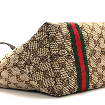 Gucci Monogram Medium Jolicoeur Tote Dark Brown 9 of 10