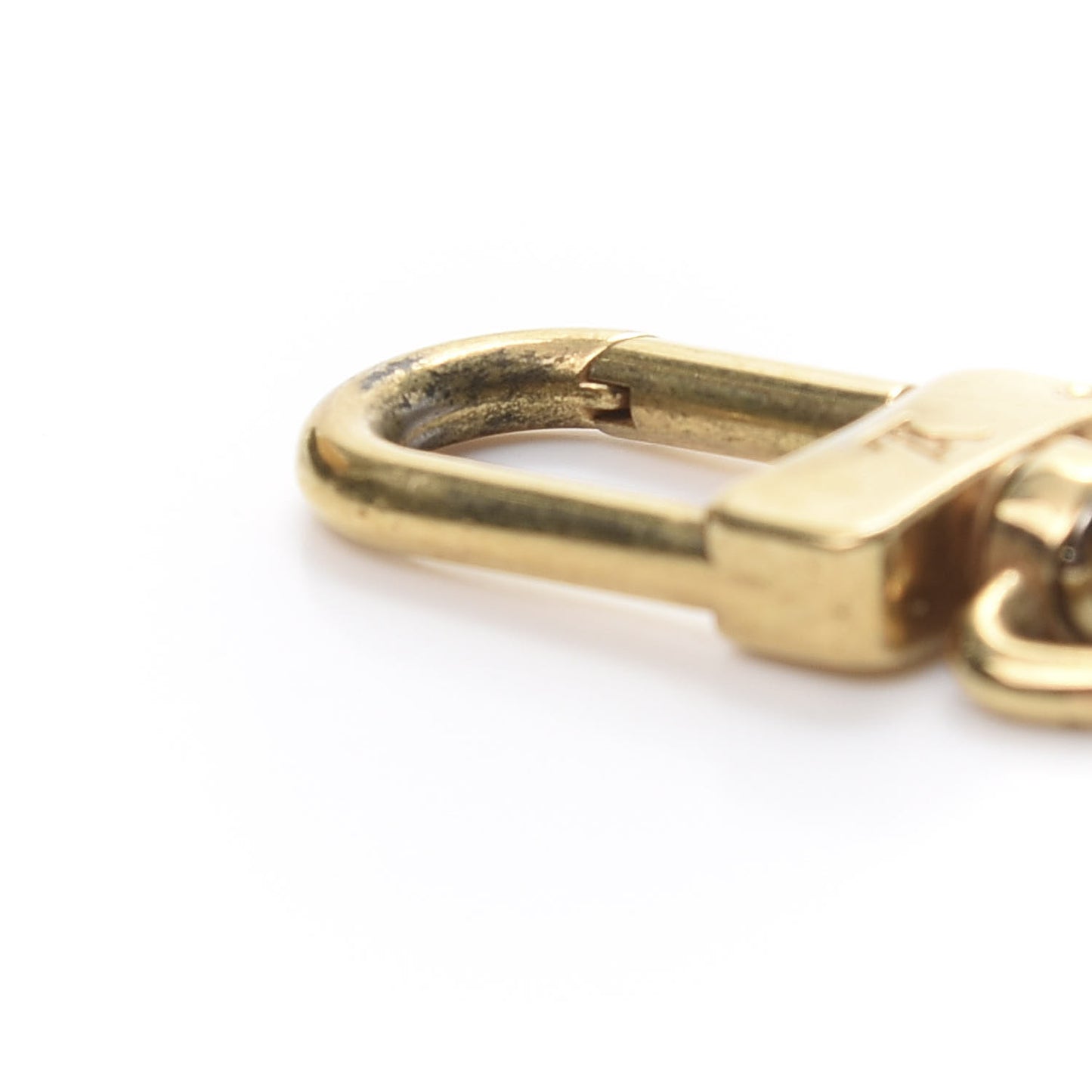 Metal Pochette Extender Key Ring Chain Gold