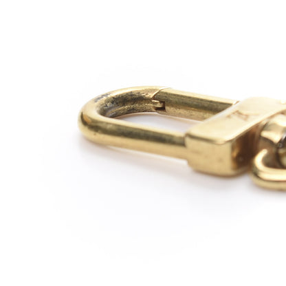 Louis Vuitton Metal Pochette Extender Key Ring Chain Gold 4 of 4