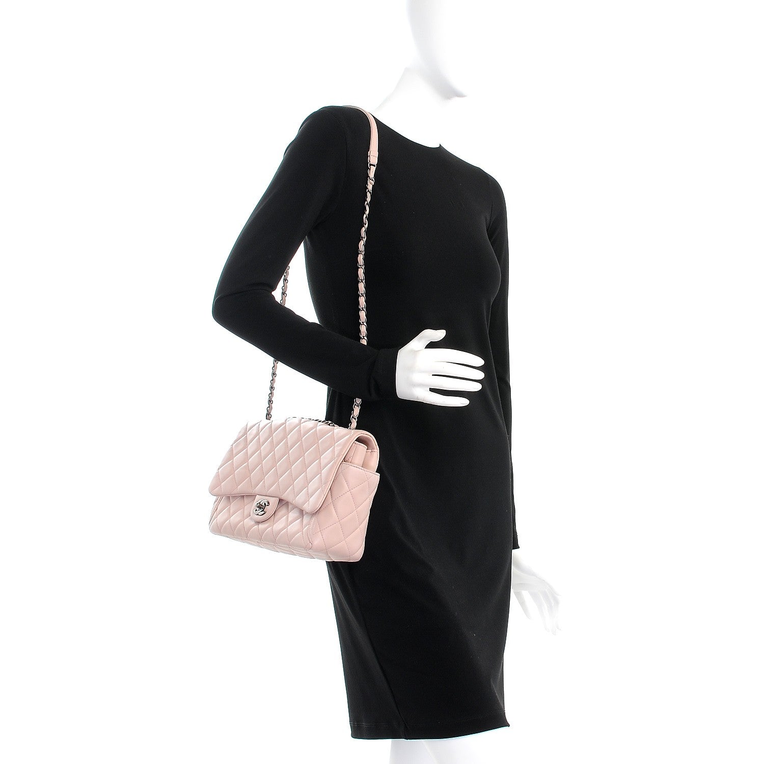 Chanel Lambskin Large Around Pockets Flap Light Pink 2 of 15