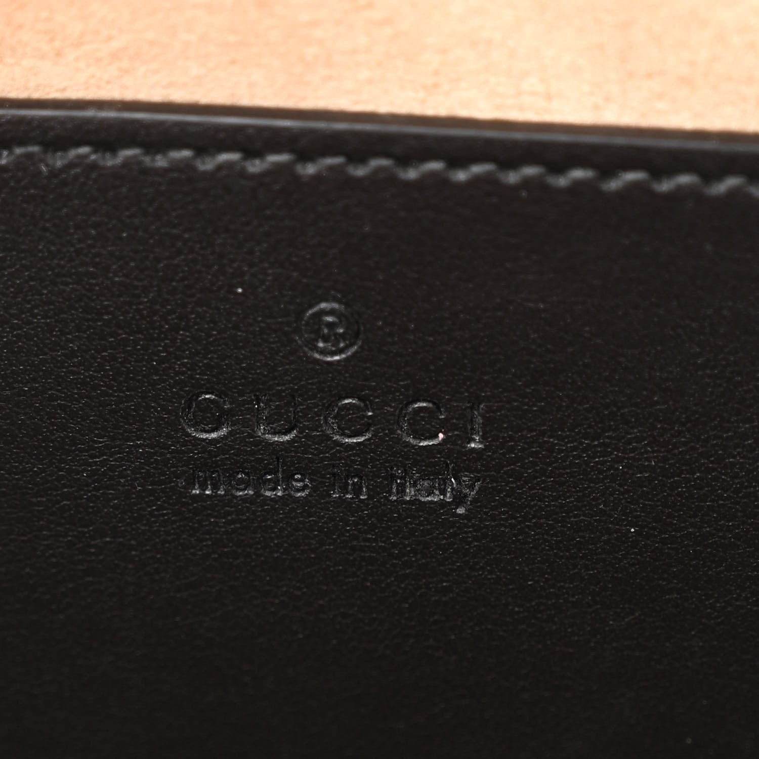 Gucci Calfskin Matelasse Small GG Marmont Chain Shoulder Bag Black 6 of 10