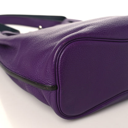 Hermes Taurillon Clemence Eclat So Kelly 26 Ultraviolet Bleu Obscur 8 of 9