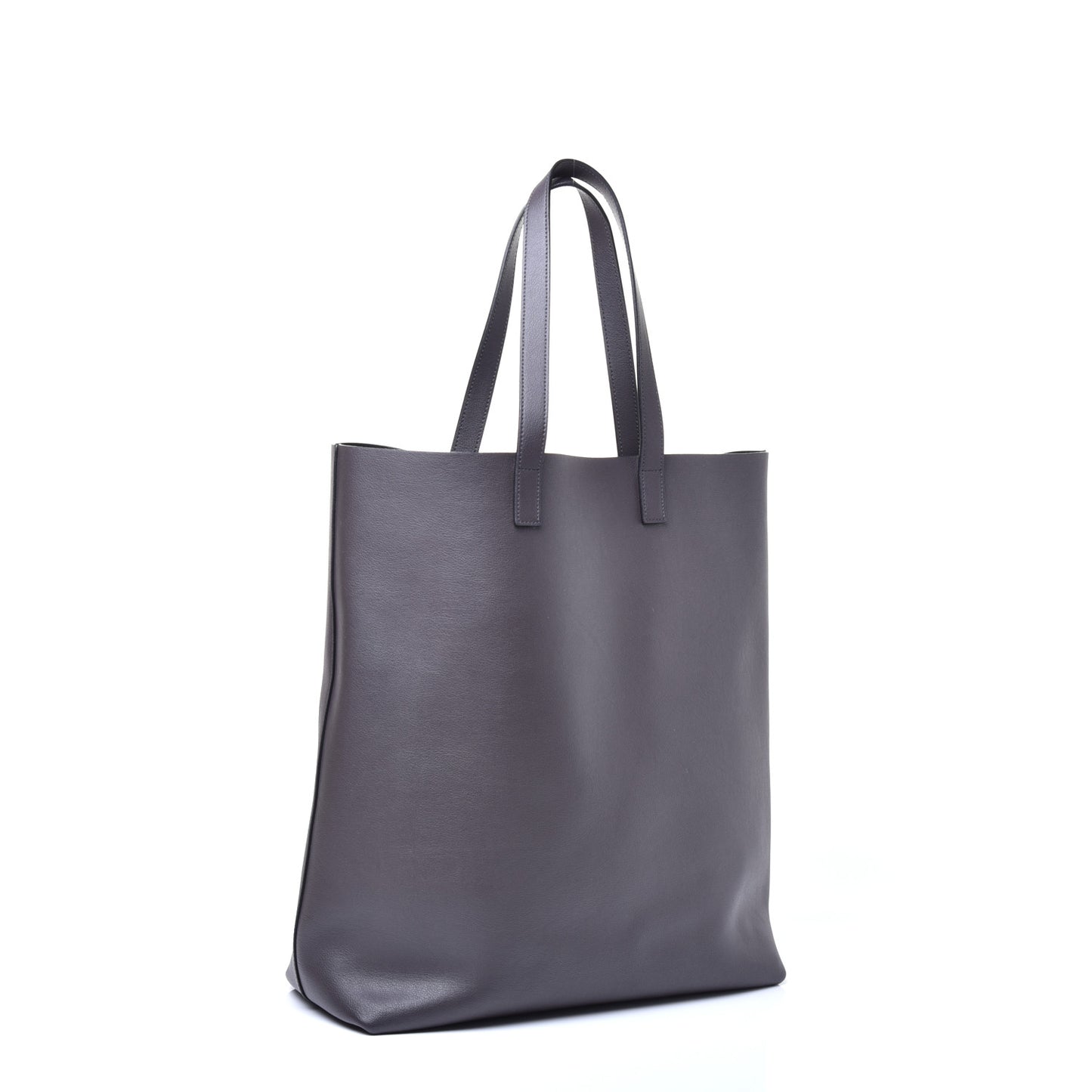 Calfskin Bold Shopping Tote Grey