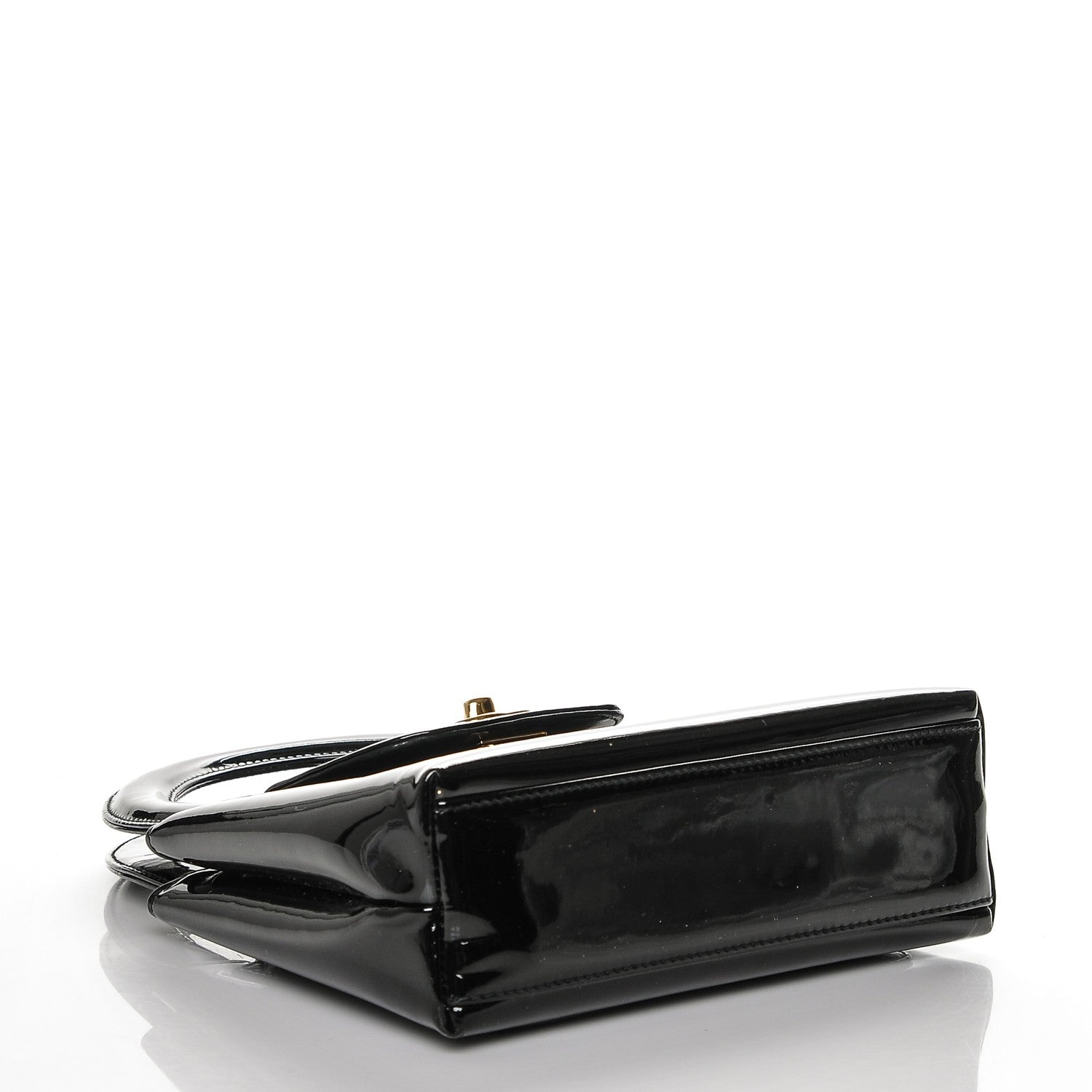 Chanel Patent Mini Kelly Flap Bag Black 4 of 8
