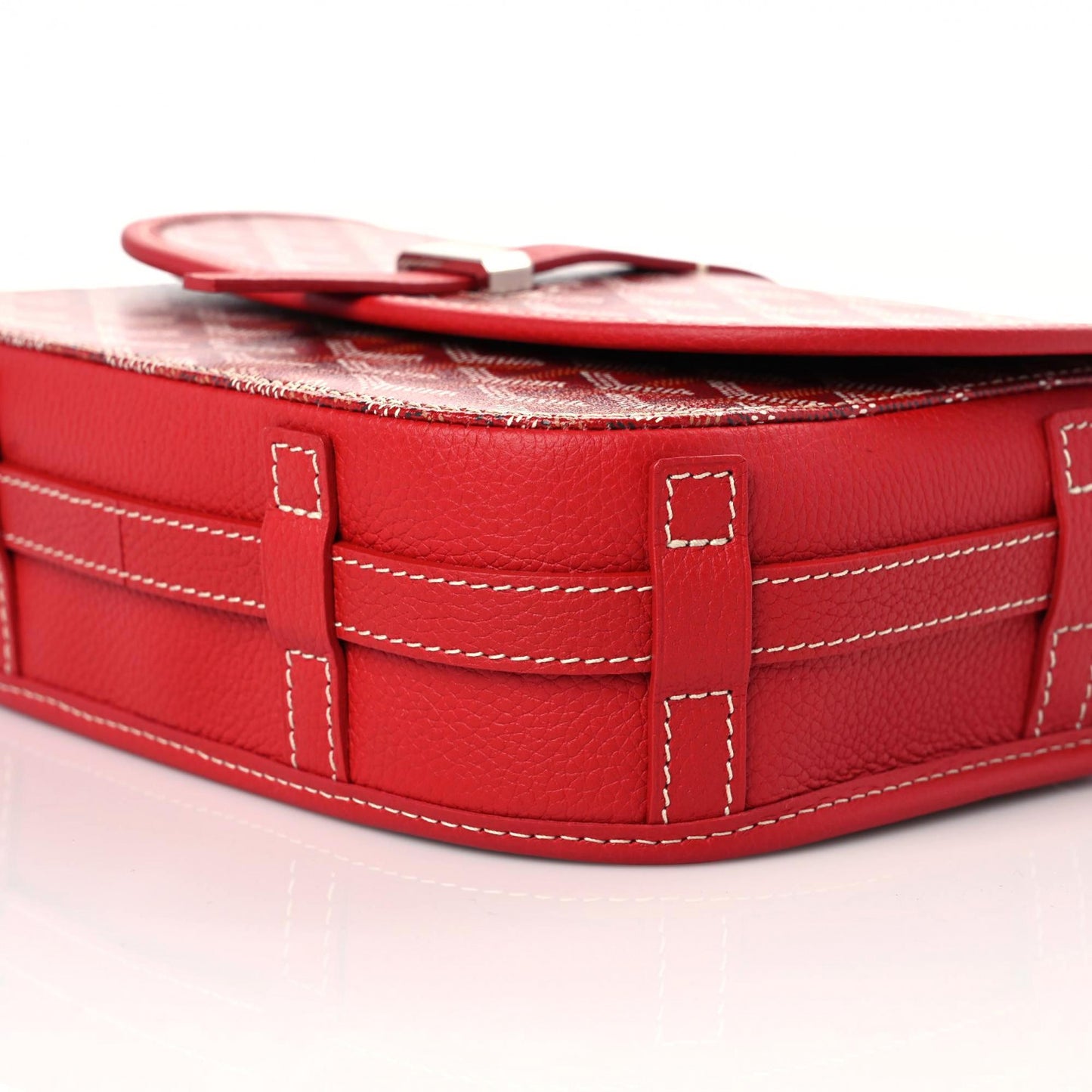 Goyardine Belvedere II PM Messenger Bag Red