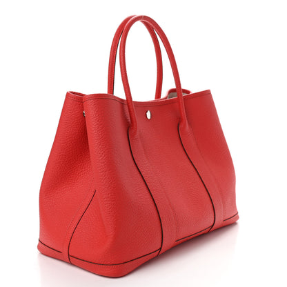 Hermes Vache Country Garden Party 36 MM Rouge Tomate 3 of 10