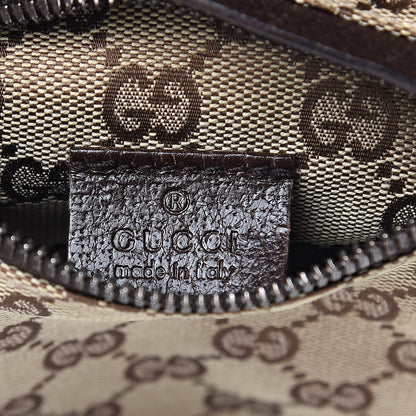 Gucci Monogram Web Belt Bag Dark Brown 6 of 10