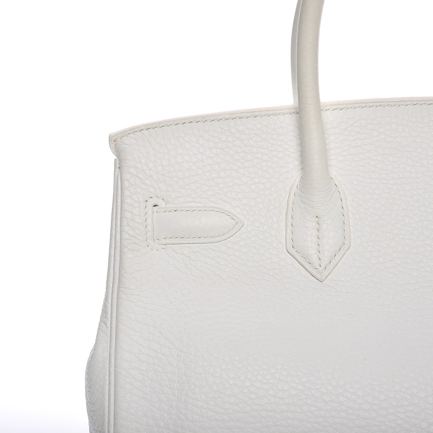 Taurillon Clemence Birkin 30 White