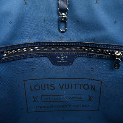 Louis Vuitton Monogram Escale Neverfull MM Blue 6 of 11