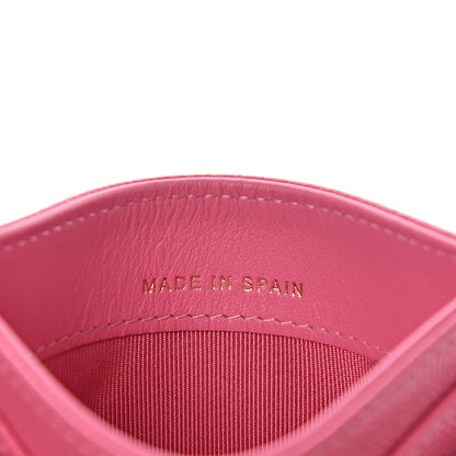 Chanel Caviar Quilted Card Holder Pink 7 of 8