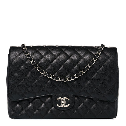 Chanel Caviar Quilted Maxi Double Flap Black 1 of 10