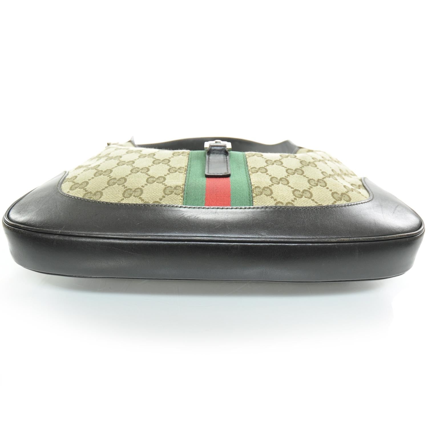 Gucci Monogram Web Jackie O Hobo 4 of 9