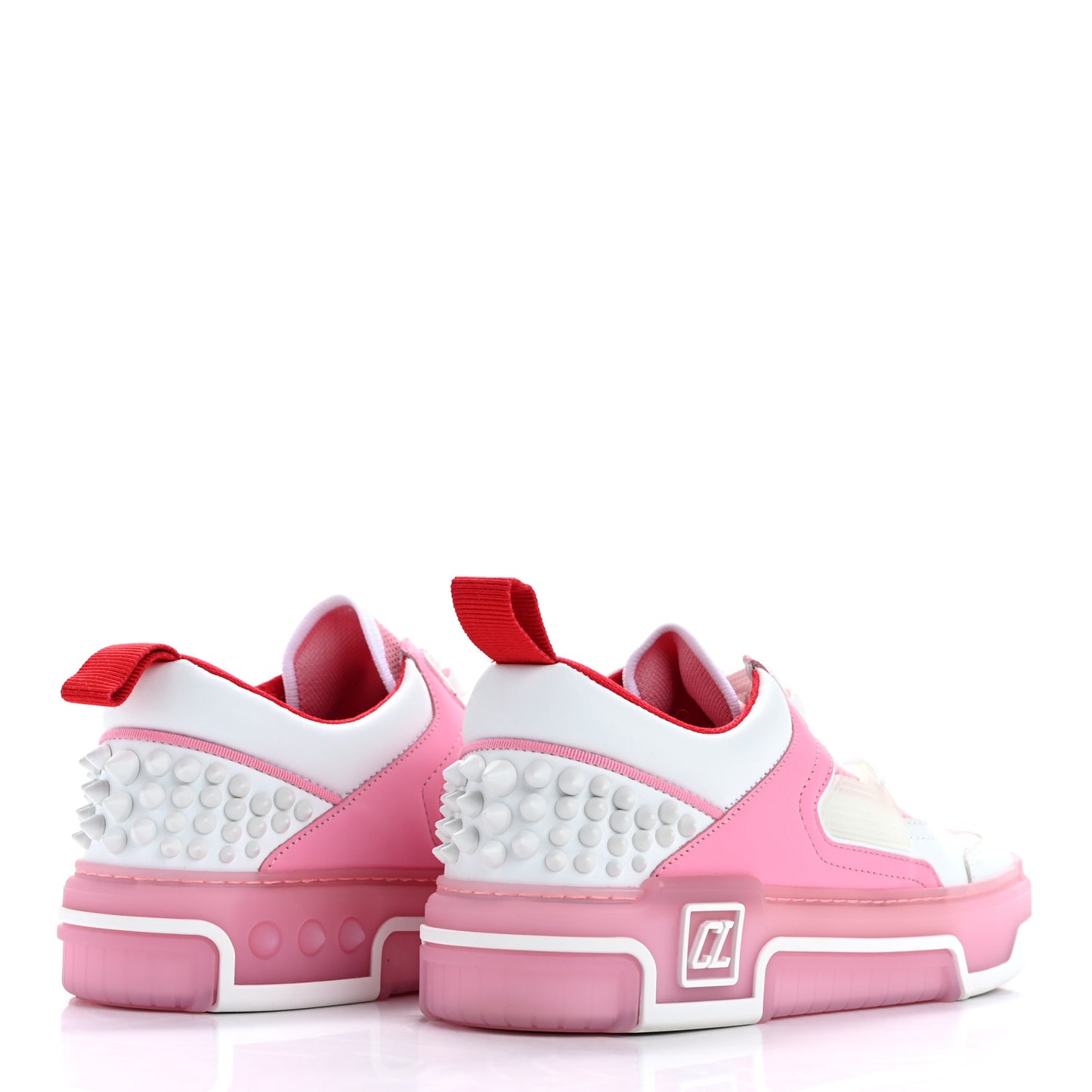 Calfskin Spike Astroloubi Donna Low Top Sneakers 38 White Calipso