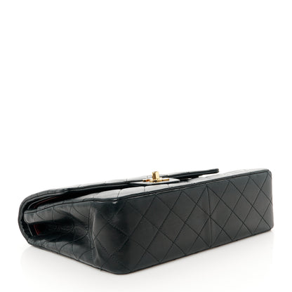 Chanel Lambskin Quilted Medium Double Flap Black 4 of 12
