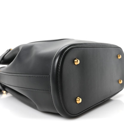 Christian Dior Calfskin CD Embossed Medium C'est Chain Bucket Bag Black 8 of 9