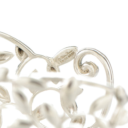 Tiffany Sterling Silver Wide Paloma Picasso Olive Leaf Cuff Bracelet 4 of 5