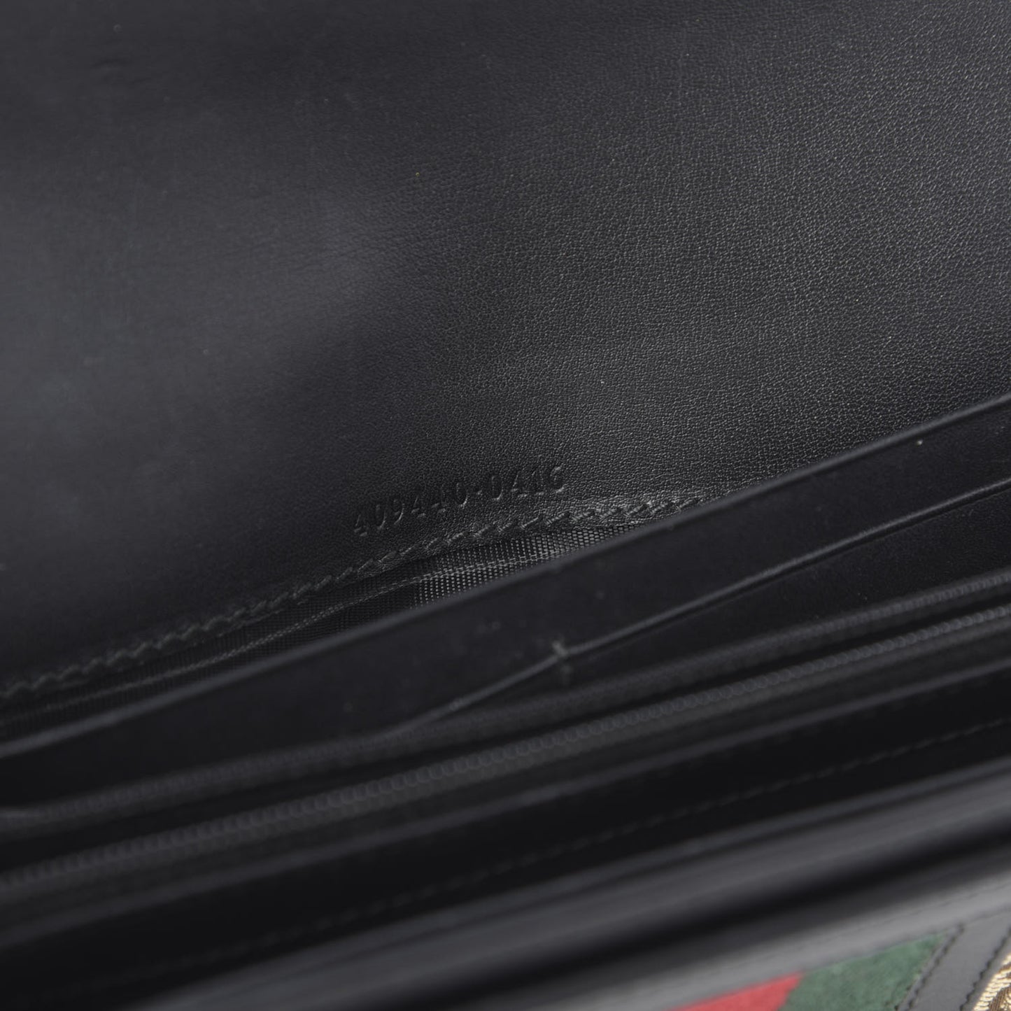Monogram Vintage Web Continental Wallet Black