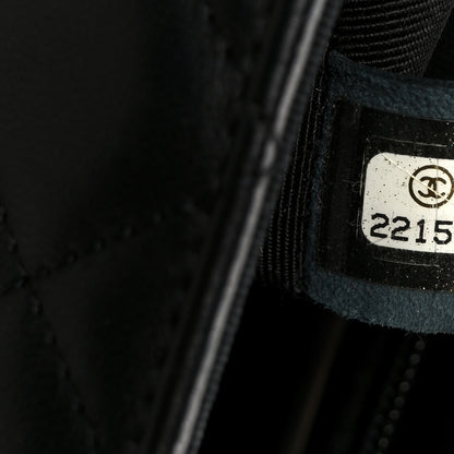 Chanel Lambskin Quilted Cockpit Flap Bag Black 8 of 12