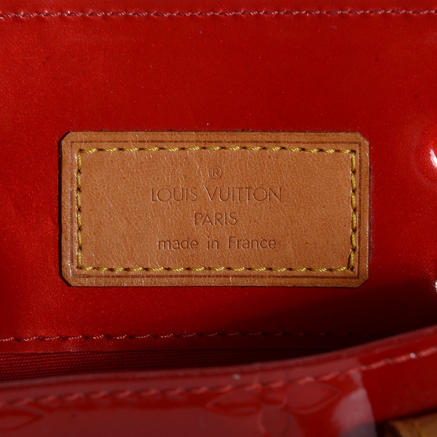 Louis Vuitton Vernis Reade PM Rouge 6 of 7