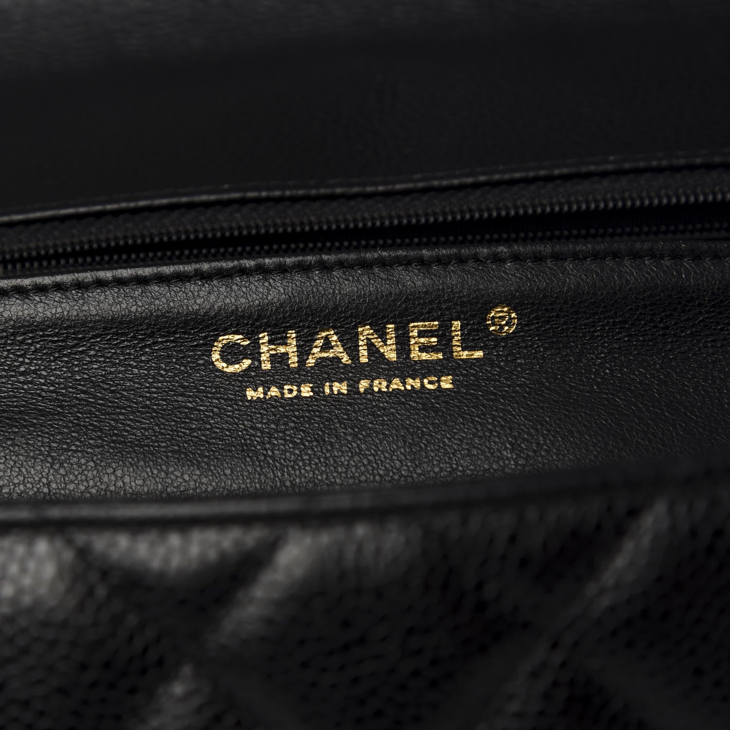 Chanel Caviar Quilted Jumbo Single Flap Black 7 of 8