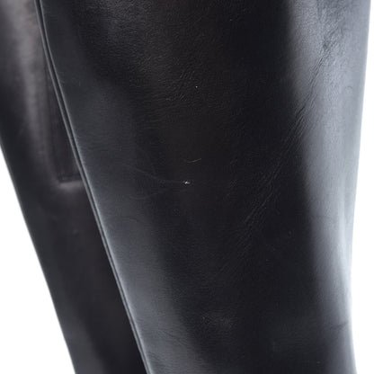 Christian Louboutin Calfskin Miss Tack Alta 100 Boots 37 Black 12 of 18