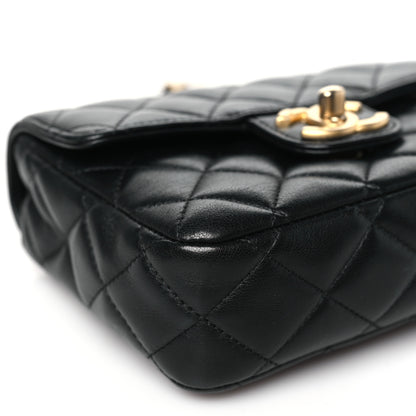 Chanel Lambskin Quilted Casino Chips Mini Flap Black 9 of 12
