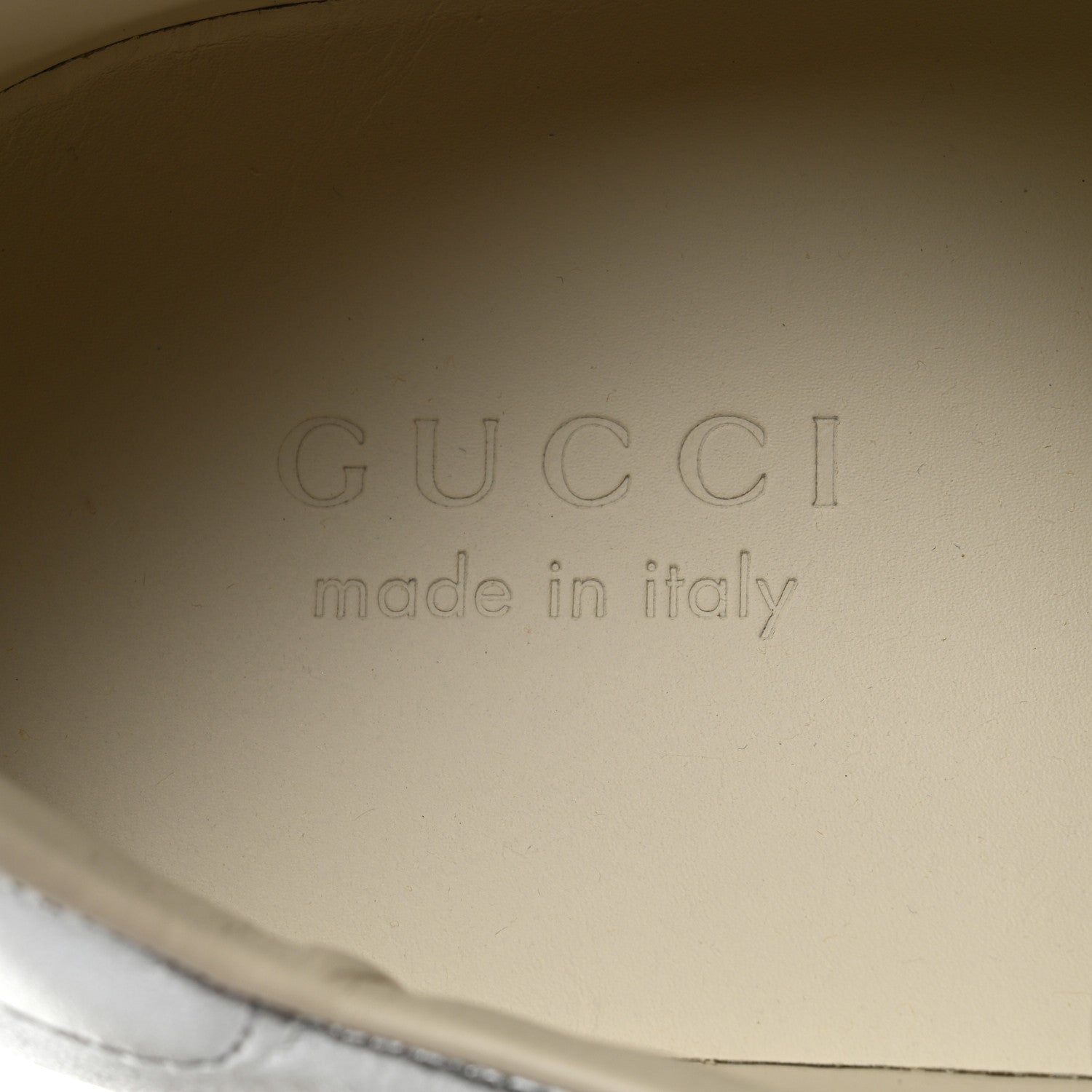 Gucci Metallic Nappa Interlocking G Perforated Mens Ace Sneakers 11 Silver 7 of 9