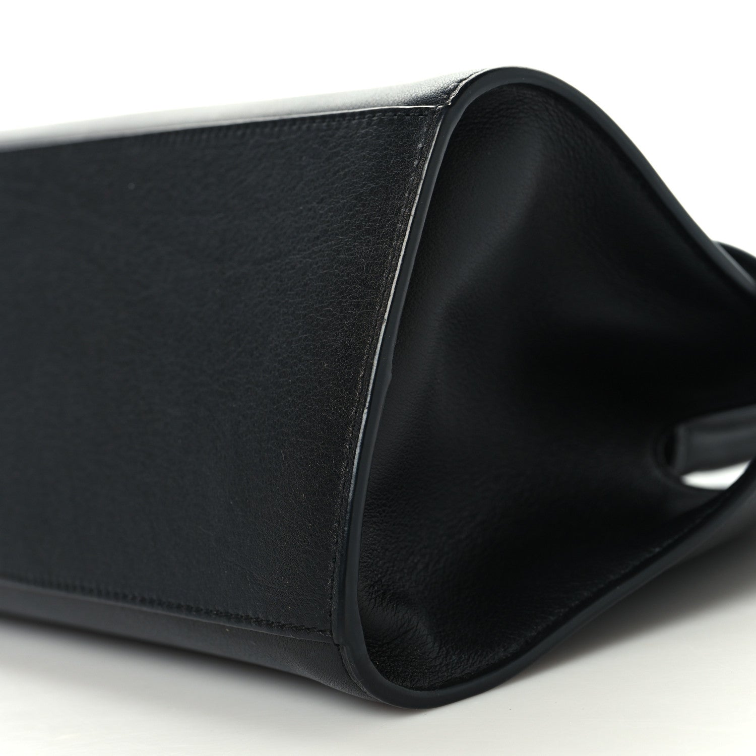 Salvatore Ferragamo Calfskin Mini Hug Bag Black 9 of 9