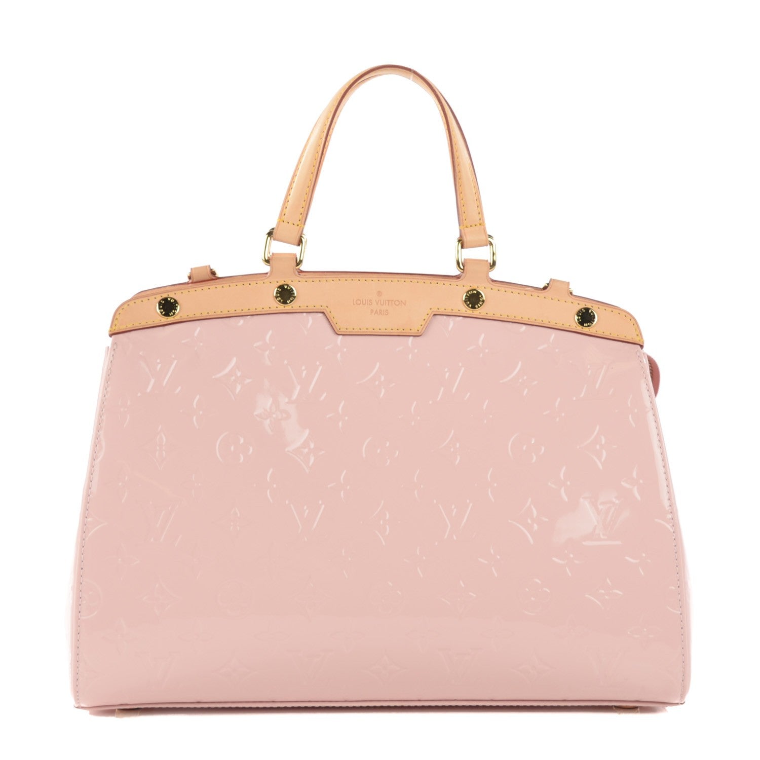 Louis Vuitton Vernis Brea MM Rose Ballerine 1 of 7