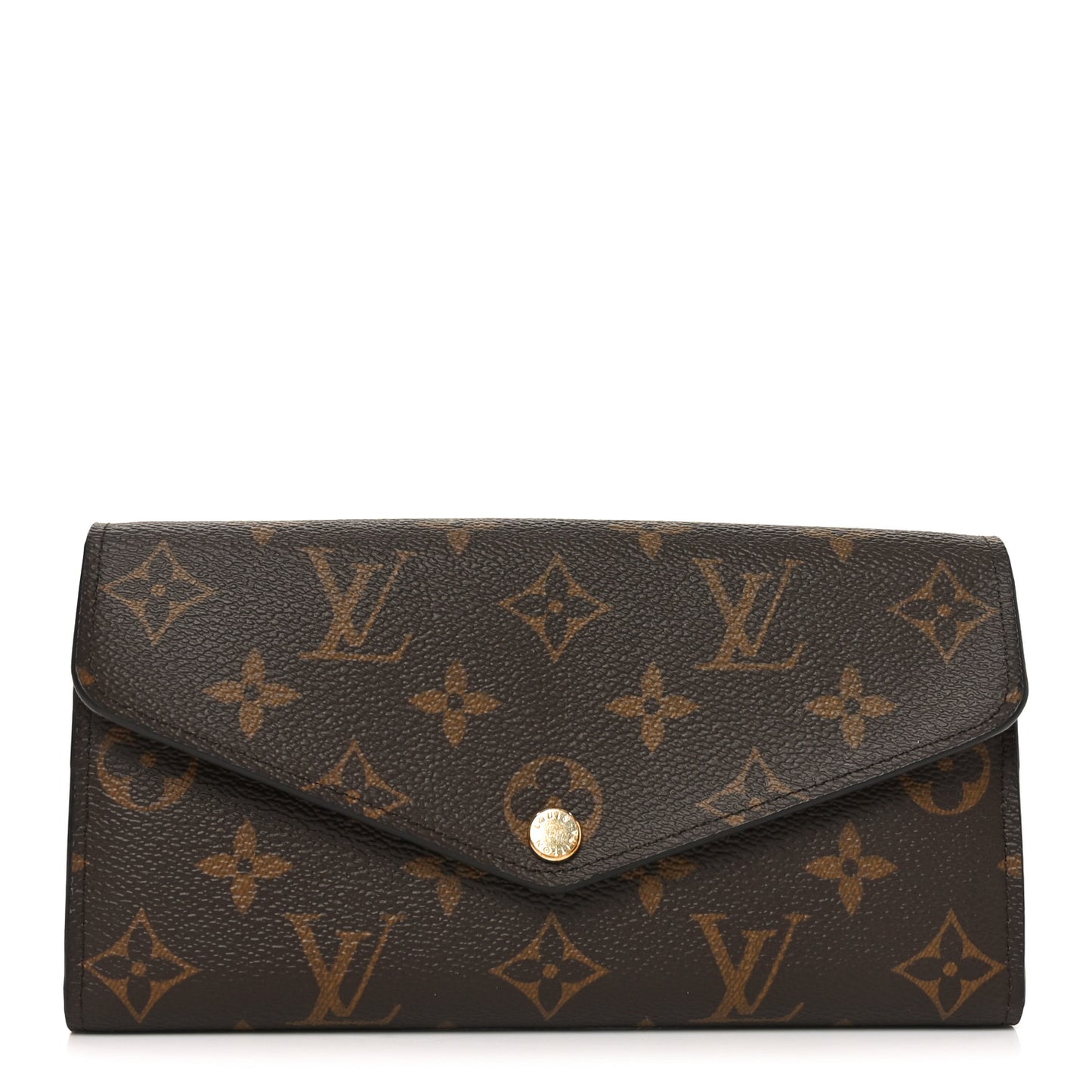 Monogram Sarah Wallet NM Coquelicot