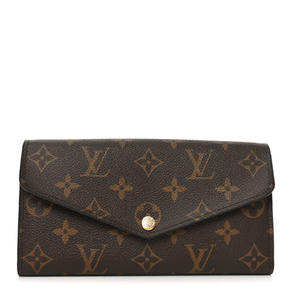 Louis Vuitton Monogram Sarah Wallet NM Coquelicot 1 of 7