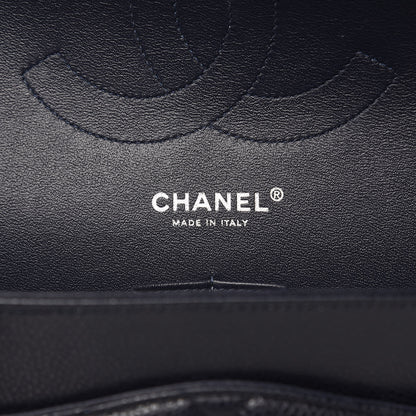 Chanel Caviar Quilted Jumbo Double Flap Navy Blue 6 of 10
