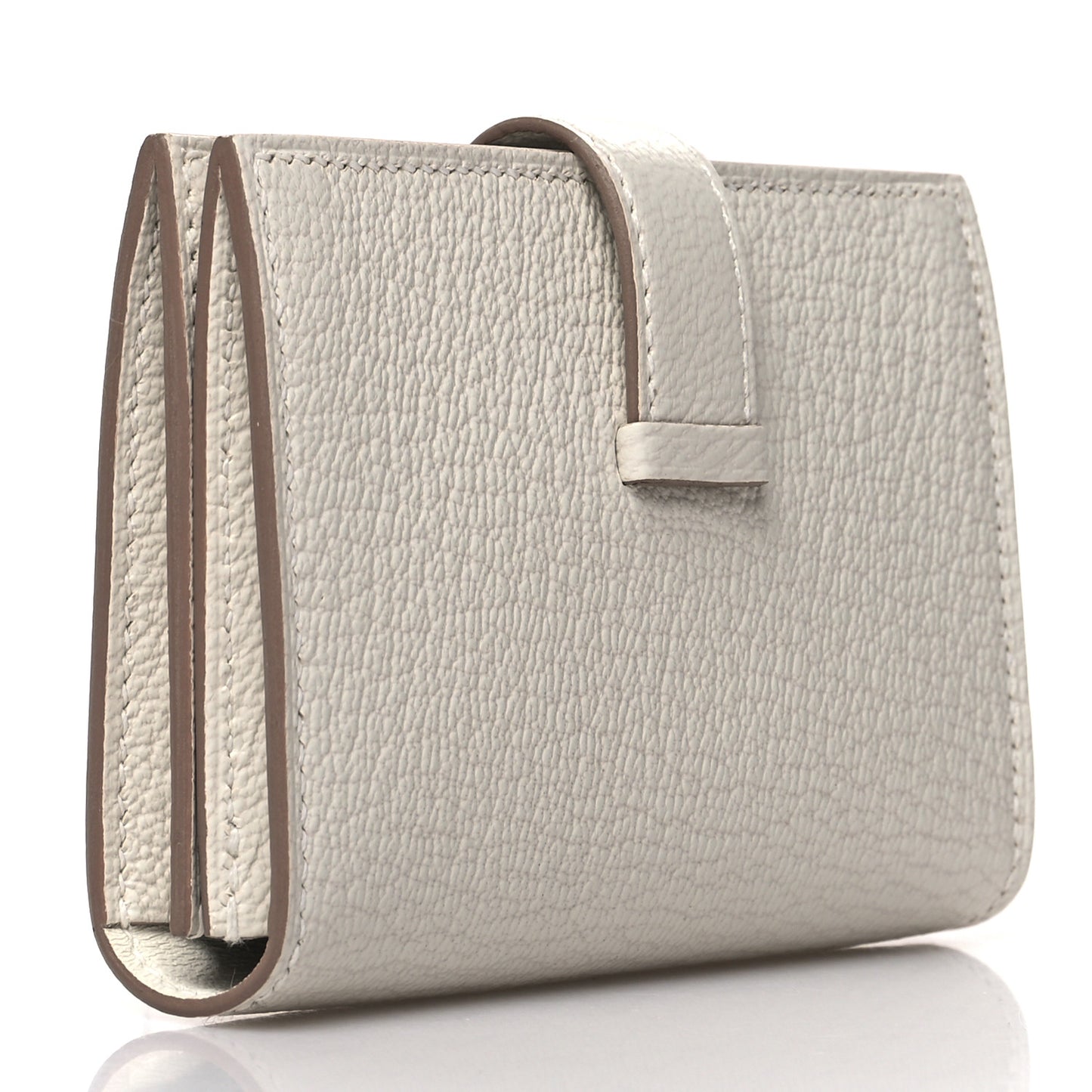 Chevre Mysore Bearn Card Holder Wallet Mushroom