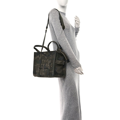 Marc Jacobs Canvas Camouflage Medium The Tote Bag Khaki 2 of 9
