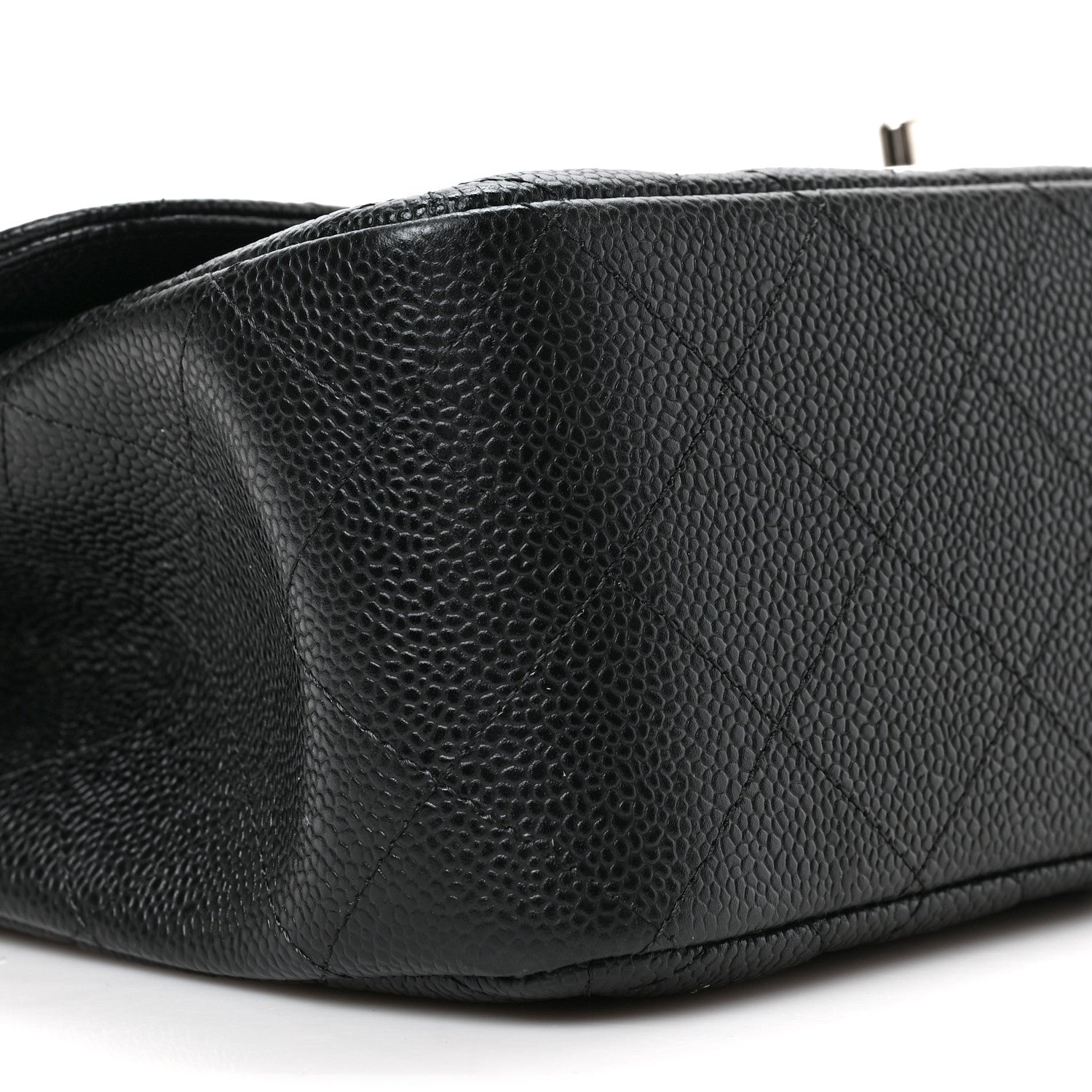 Chanel Caviar Quilted Jumbo Double Flap Black 7 of 8