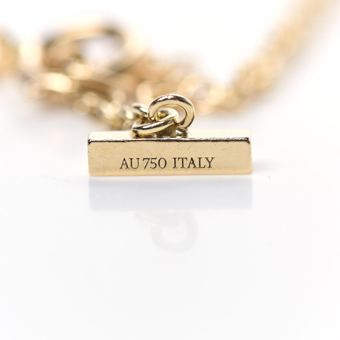 18K Yellow Gold T Smile Bracelet