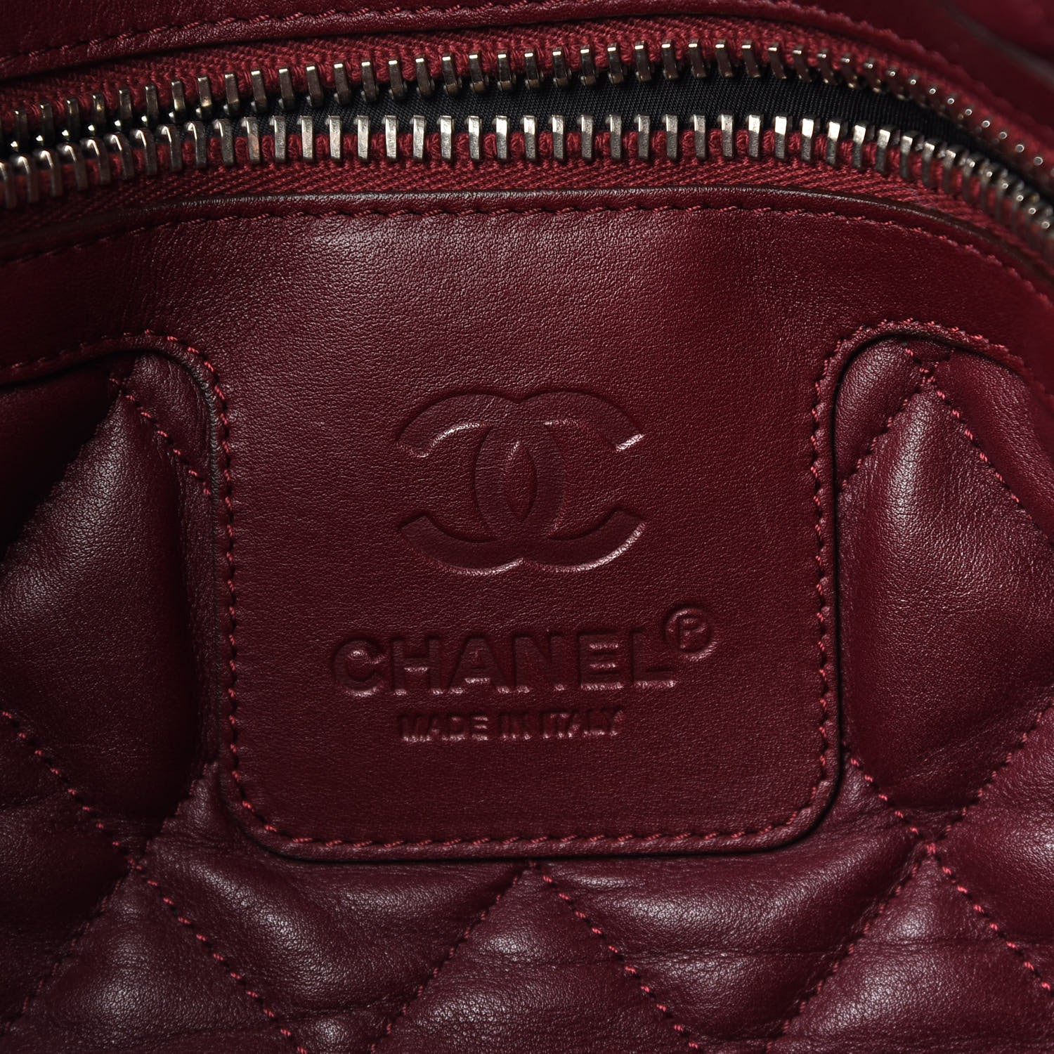 Chanel Lambskin Quilted Extra Large Coco Cocoon Reversible Tote Black 7 of 10