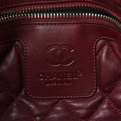 Chanel Lambskin Quilted Extra Large Coco Cocoon Reversible Tote Black 7 of 10