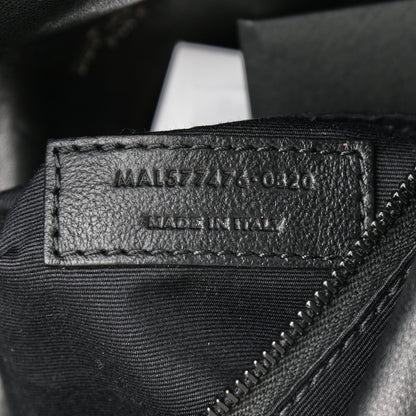Saint Laurent Lambskin Quilted Small Loulou Puffer Monogram Chain Satchel Black 8 of 11
