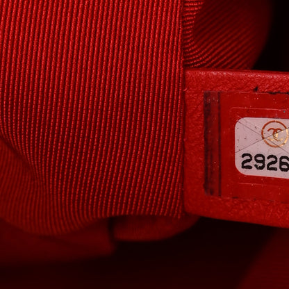 Chanel Jersey Lambskin Quilted Large Chanel 19 Flap Red 7 of 12