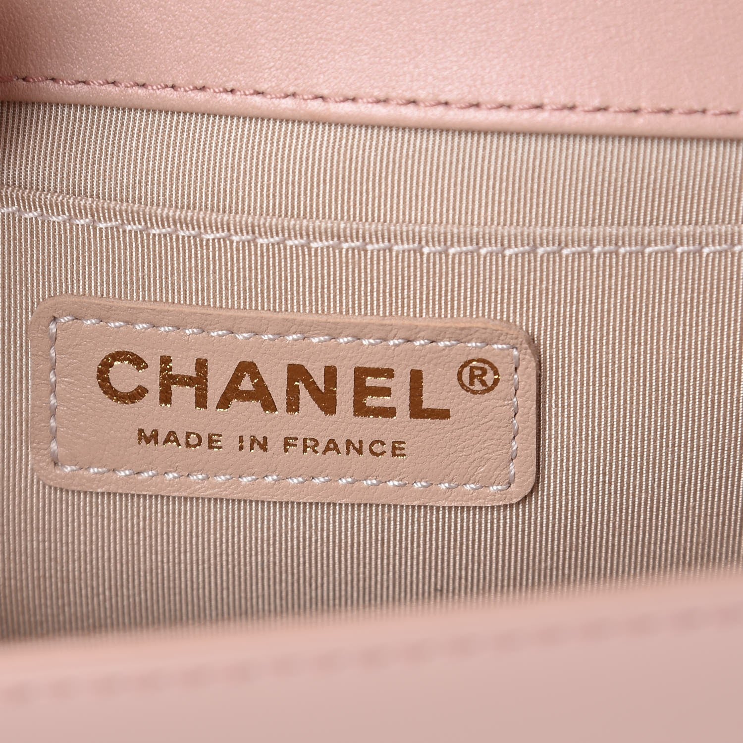 Chanel Iridescent Calfskin Quilted Medium Boy Flap Light Pink 6 of 12