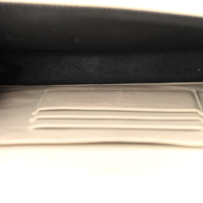 Saint Laurent Grain De Poudre Monogram Cassandra Chain Wallet Crema Soft 4 of 11