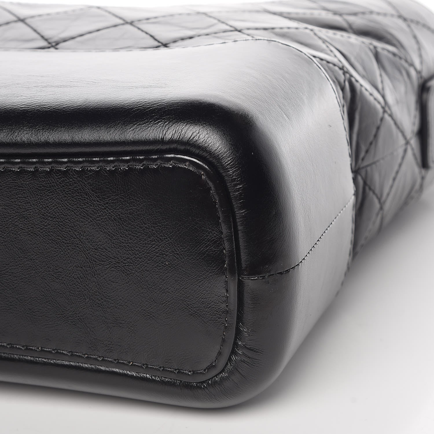 Chanel Aged Calfskin Quilted Medium Gabrielle Hobo Black 9 of 10