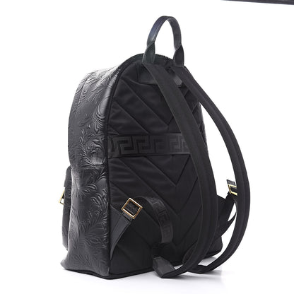 Versace Calfskin Embossed Palazzo Medusa Backpack Black 3 of 9