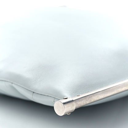 Chloe Smooth Calfskin Quilted Medium Roy Clutch Airy Grey 12 of 12