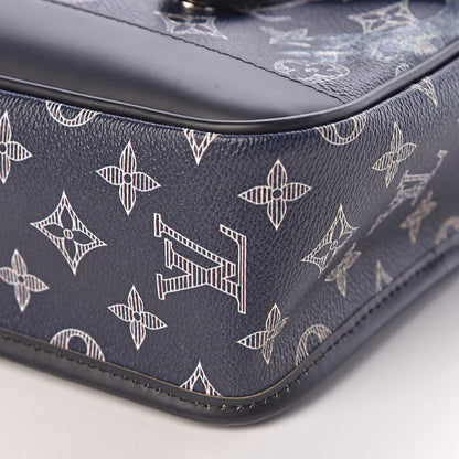 Louis Vuitton Savane Monogram Chapman Messenger PM Encre 10 of 10