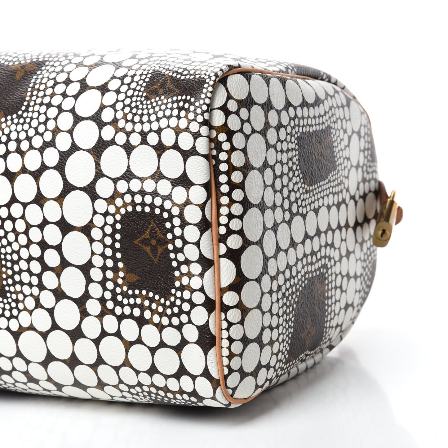 Monogram Kusama Town Speedy 30 White